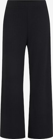 WE Fashion Wide Leg Bukse i svart: forside