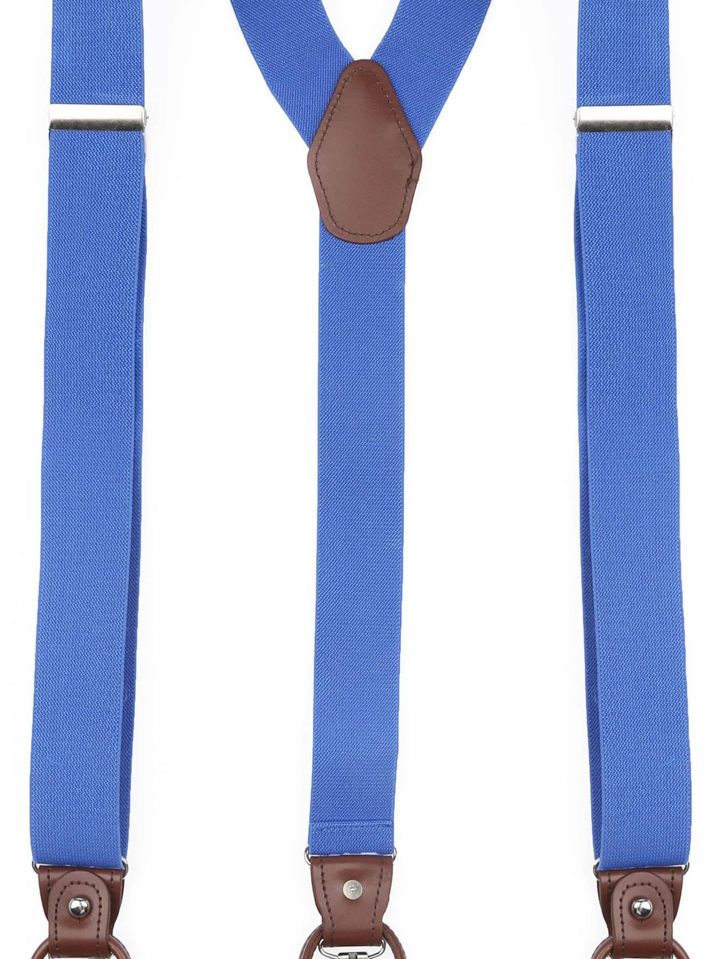 Suitable Bretelles de pantalon en XS-XL en bleu marine, Vue avec produit