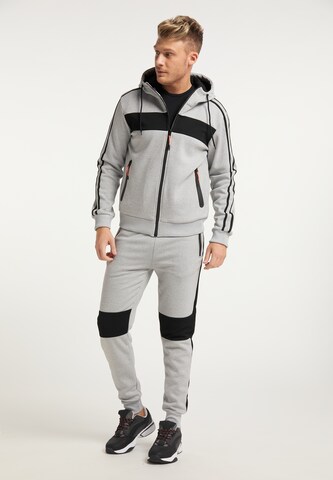 Mo SPORTS Zip-Up Hoodie in Grey