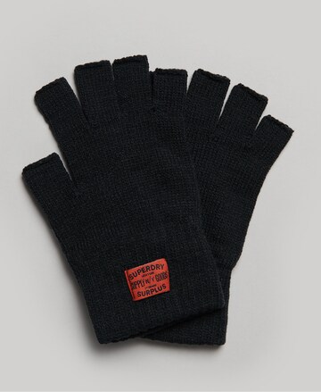 Superdry Kurzfingerhandschuhe in Schwarz