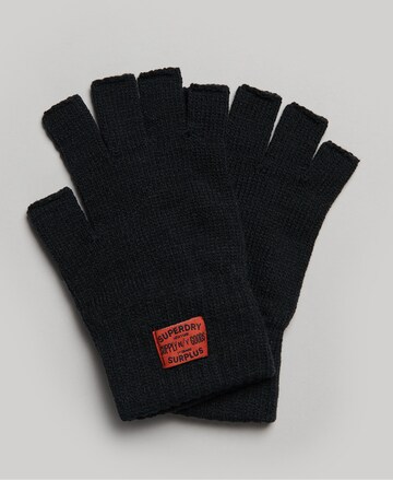 Superdry Fingerless Gloves in Black