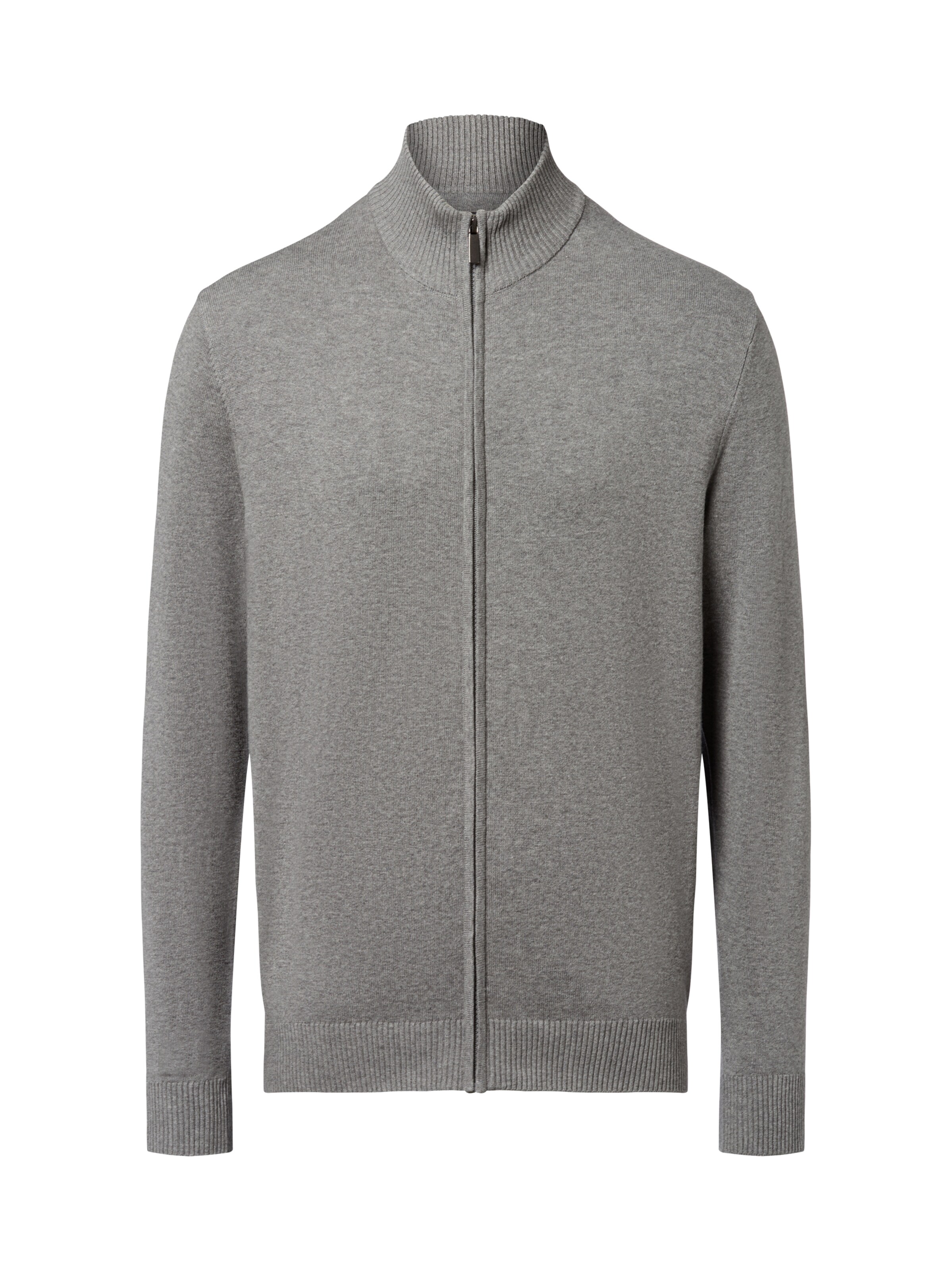 Nils Sundström Gebreid vest in Grijs: voorkant