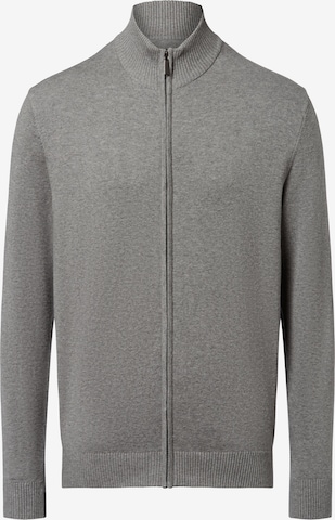 Vestes en maille Nils Sundström en gris : devant