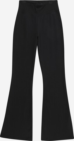 Evazați Pantaloni de la Abercrombie & Fitch pe negru: față