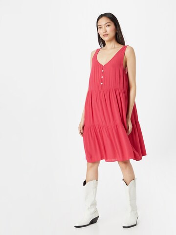 ICHI Summer Dress 'MARRAKECH' in Red: front