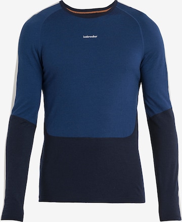 ICEBREAKER Shirt in Blauw: voorkant