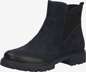 CAPRICE Ankle Boots in Blue: front