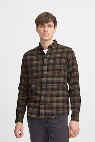 Casual Friday Regular fit Button Up Shirt 'Anton' in Brown: front