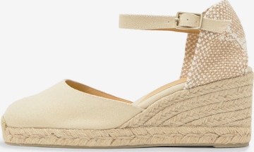 smėlio Castañer Espadrilės 'Carol': priekis