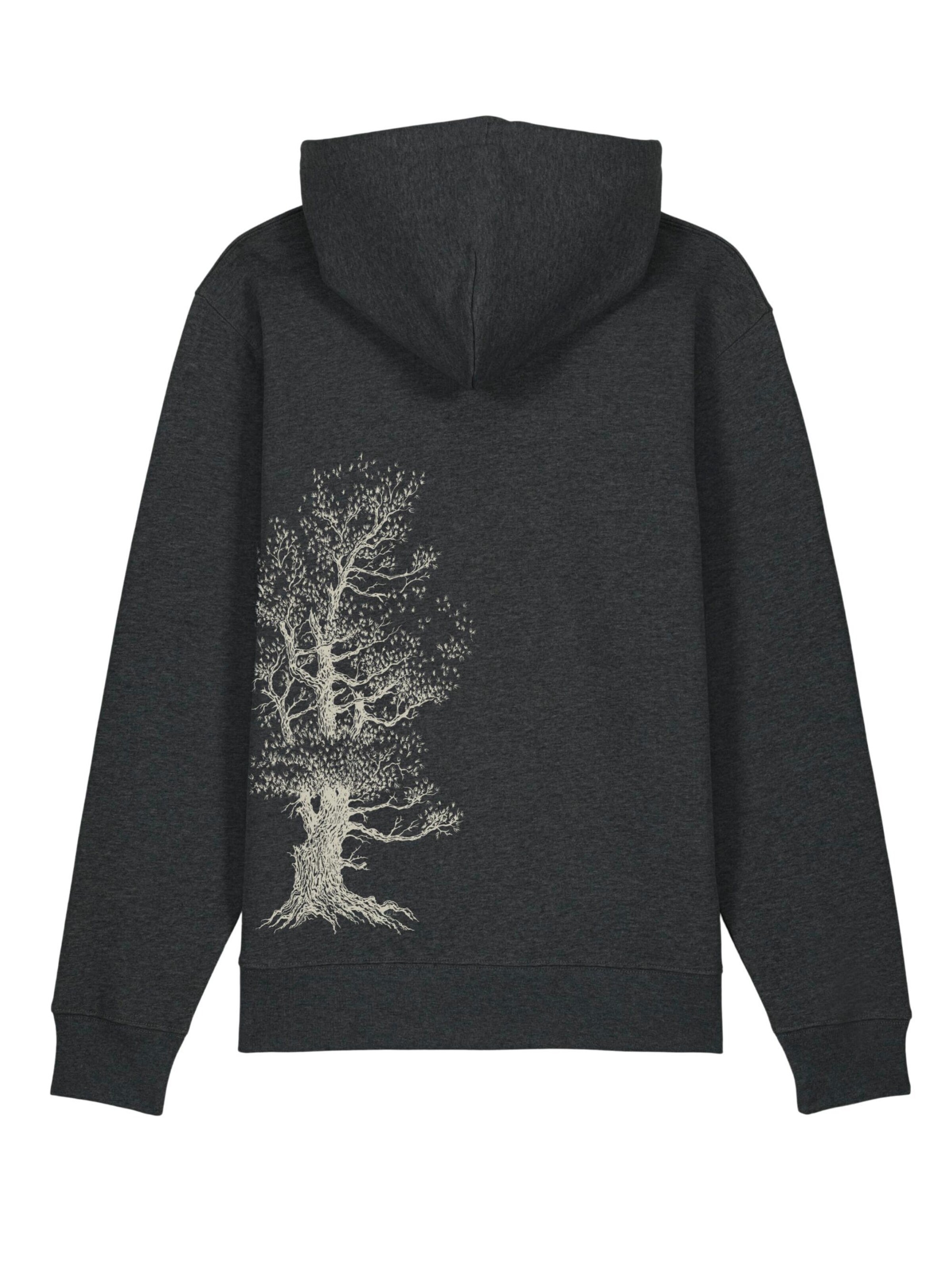 Life-Tree Sweatshirt‌‌ in Grau: Vorderseite