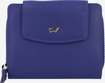 Braun Büffel Portemonnee 'Joy' in Blauw: voorkant