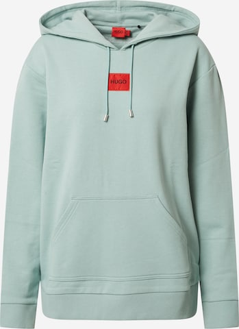 Sweat-shirt 'Dasara' HUGO Red en vert : devant