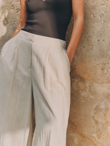 The Set Wide Leg Hose in Blau