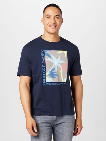 T-Shirt s.Oliver en bleu : devant