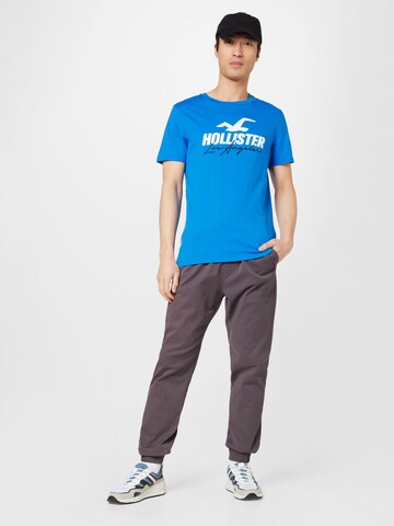 HOLLISTER Tričko – modrá