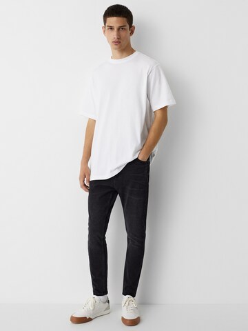 Coupe slim Jean Pull&Bear en noir