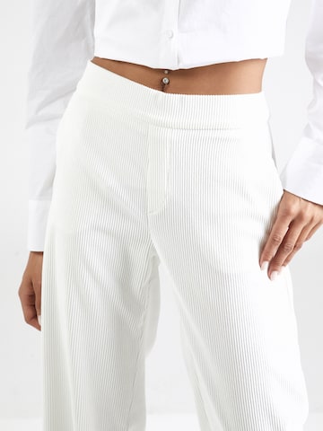 MAC Lużny krój Spodnie 'Chiara' w kolorze biały
