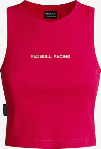 Red Bull Racing x Pepe Jeans Shirt in Roze: voorkant