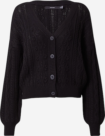 VERO MODA Strickjacke 'TANGERINE' in Schwarz: predná strana