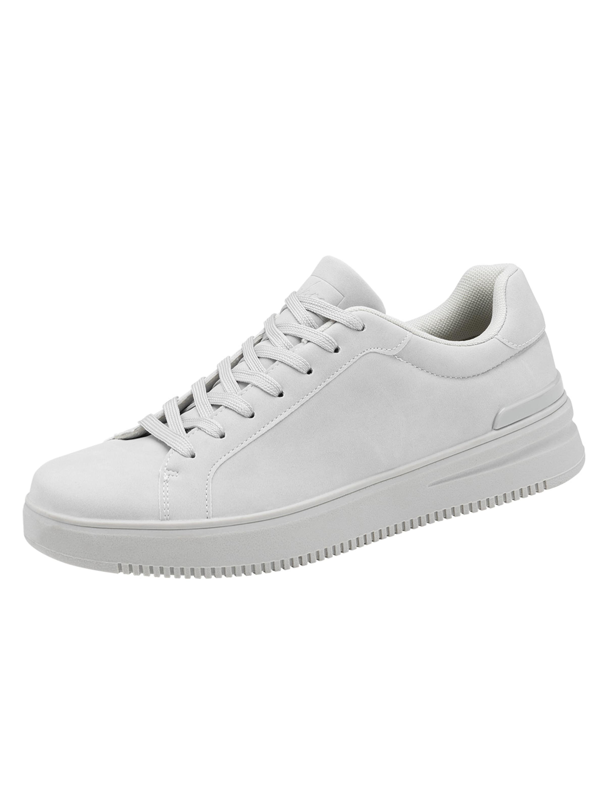 Ombre Platform trainers in White: front