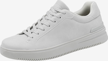 Ombre Platform trainers in White: front