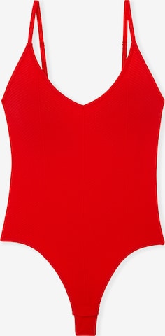 Body 'Effortless' ETAM en rouge : devant