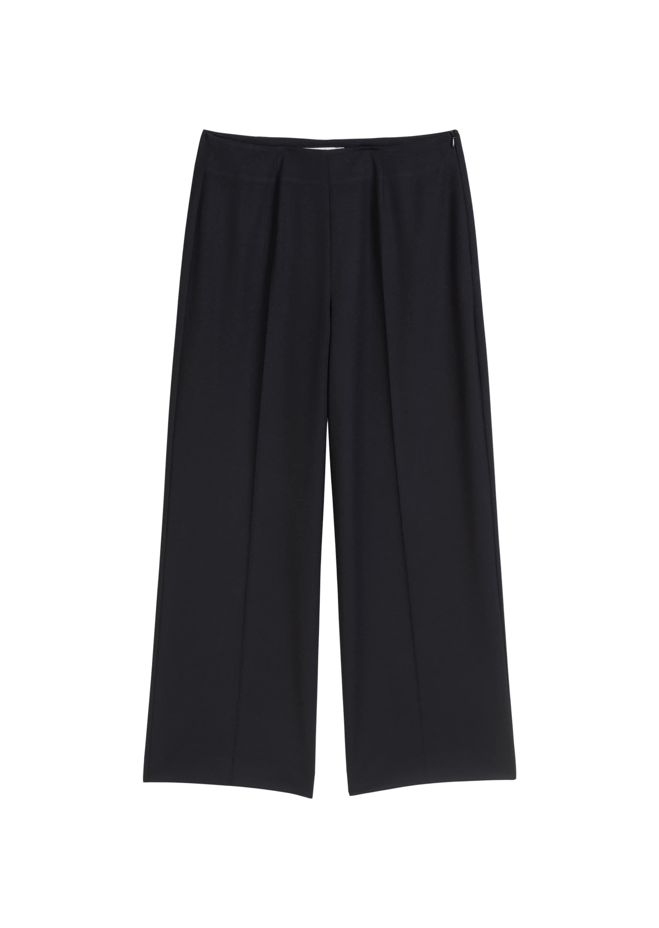 Marc O'Polo Wide leg Broek in Blauw: voorkant