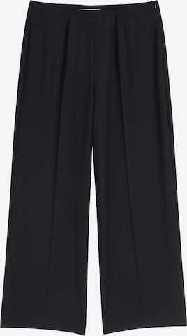 Marc O'Polo Wide leg Broek in Blauw: voorkant