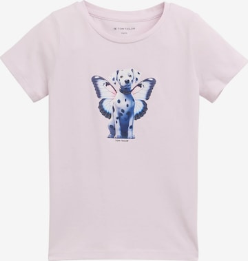 TOM TAILOR Shirt in Purple: front