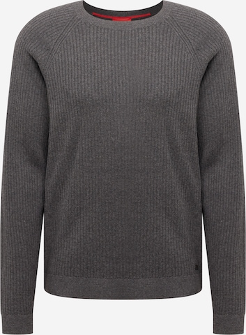 HUGO Red Sweater 'Sribon' in Grey: front