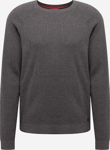 HUGO Red Pullover 'Sribon' in Grau: predná strana