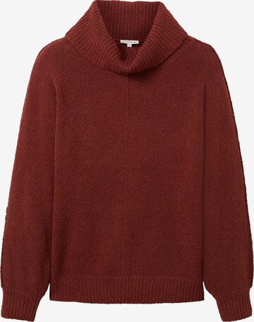 TOM TAILOR Sweater in Brown: front