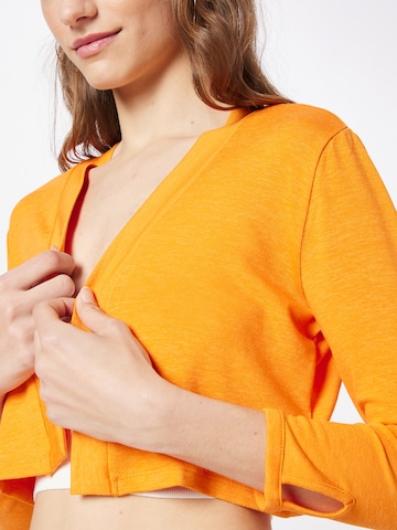 Geacă tricotată de la MORE & MORE pe portocaliu