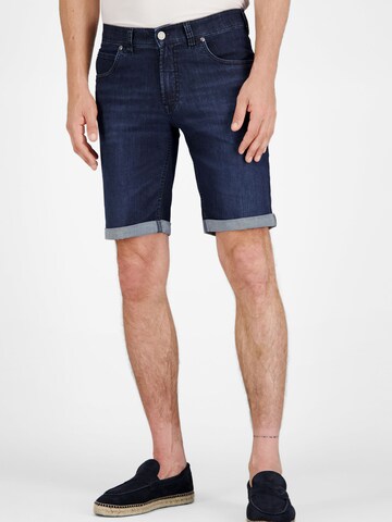 Gardeur Slimfit Shorts `JOHN` in Blau: Vorderseite