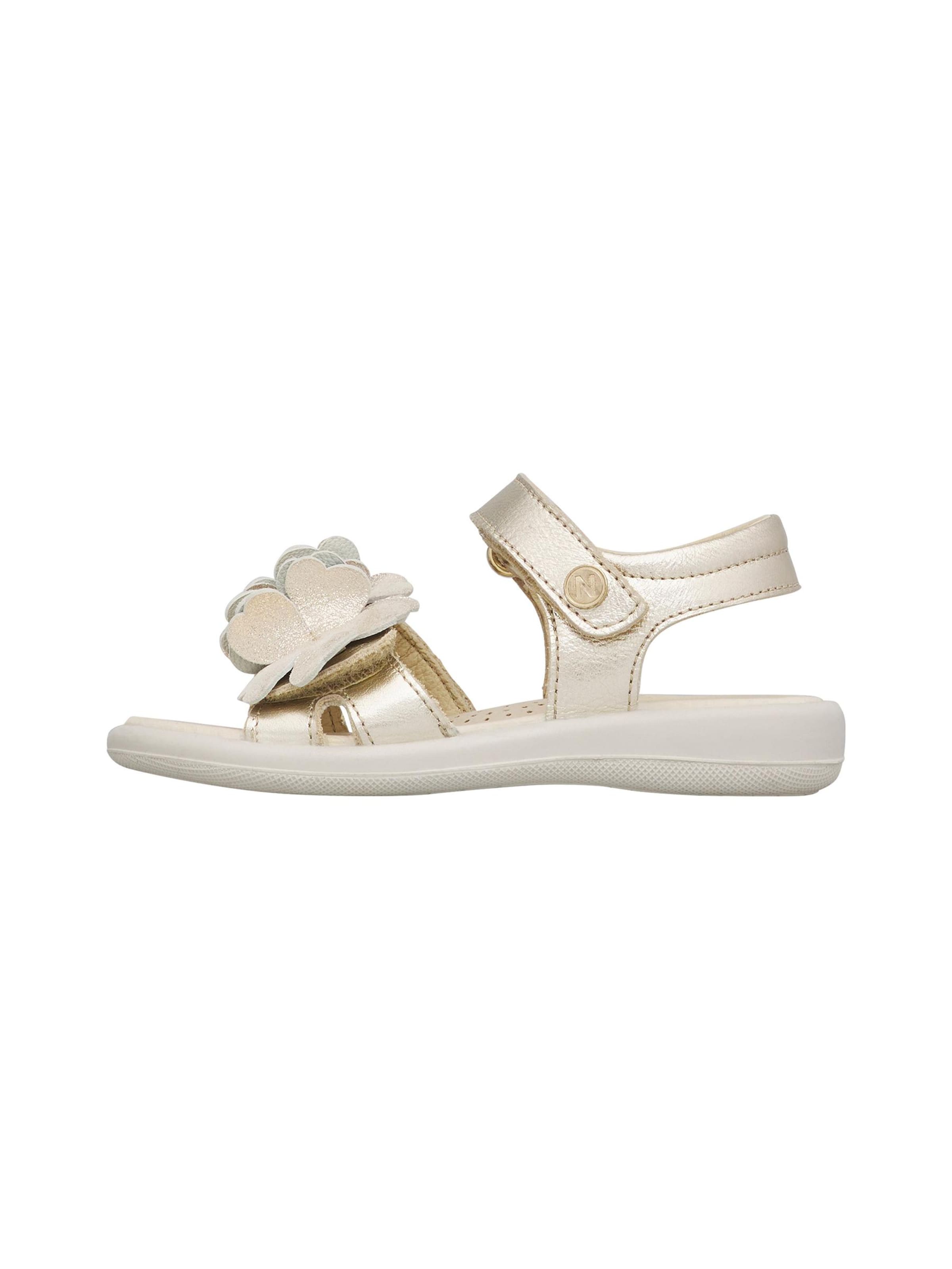 NATURINO Sandalen 'SALYA' in Goud: voorkant