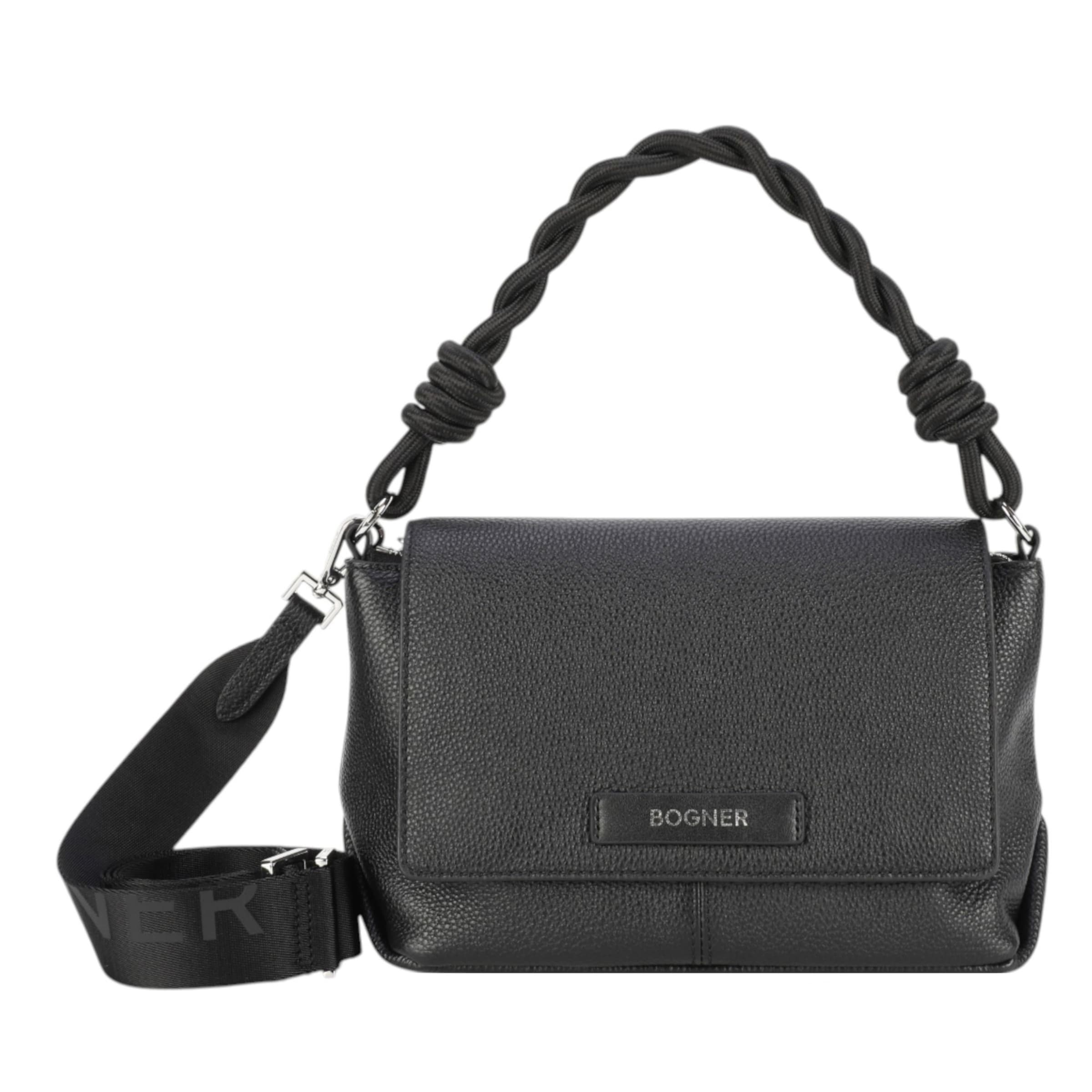 BOGNER - Bolso de hombro 'Vanil Stefania' en negro: frente