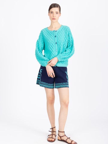 IVKO Knit Cardigan in Blue