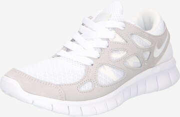 Nike Sportswear Låg sneaker 'Free Run 2' i vit: framsida