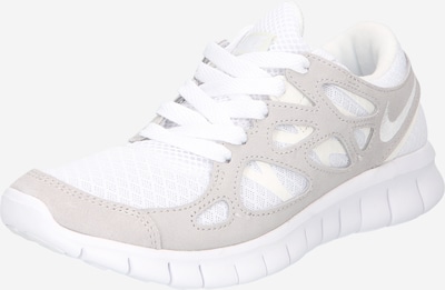 Nike Sportswear Låg sneaker 'Free Run 2' i ljusgrå / vit, Produktvy
