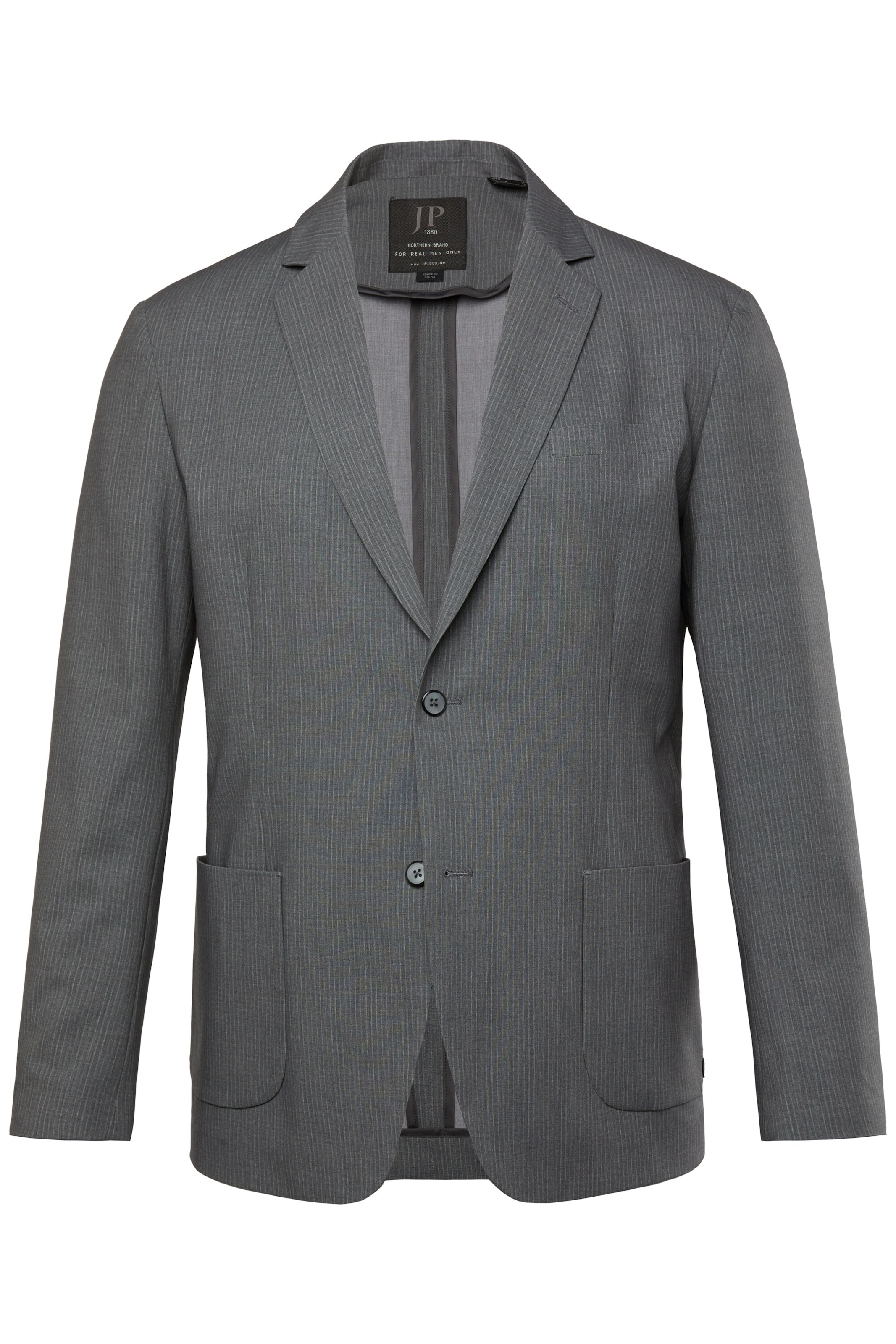 JP1880 Regular fit Colbert in Grijs: voorkant