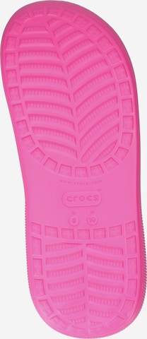 Bottes en caoutchouc Crocs en rose