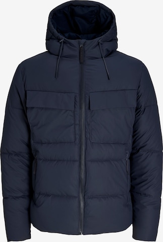 JACK & JONES Prehodna jakna 'JCOFusion' | modra barva: sprednja stran
