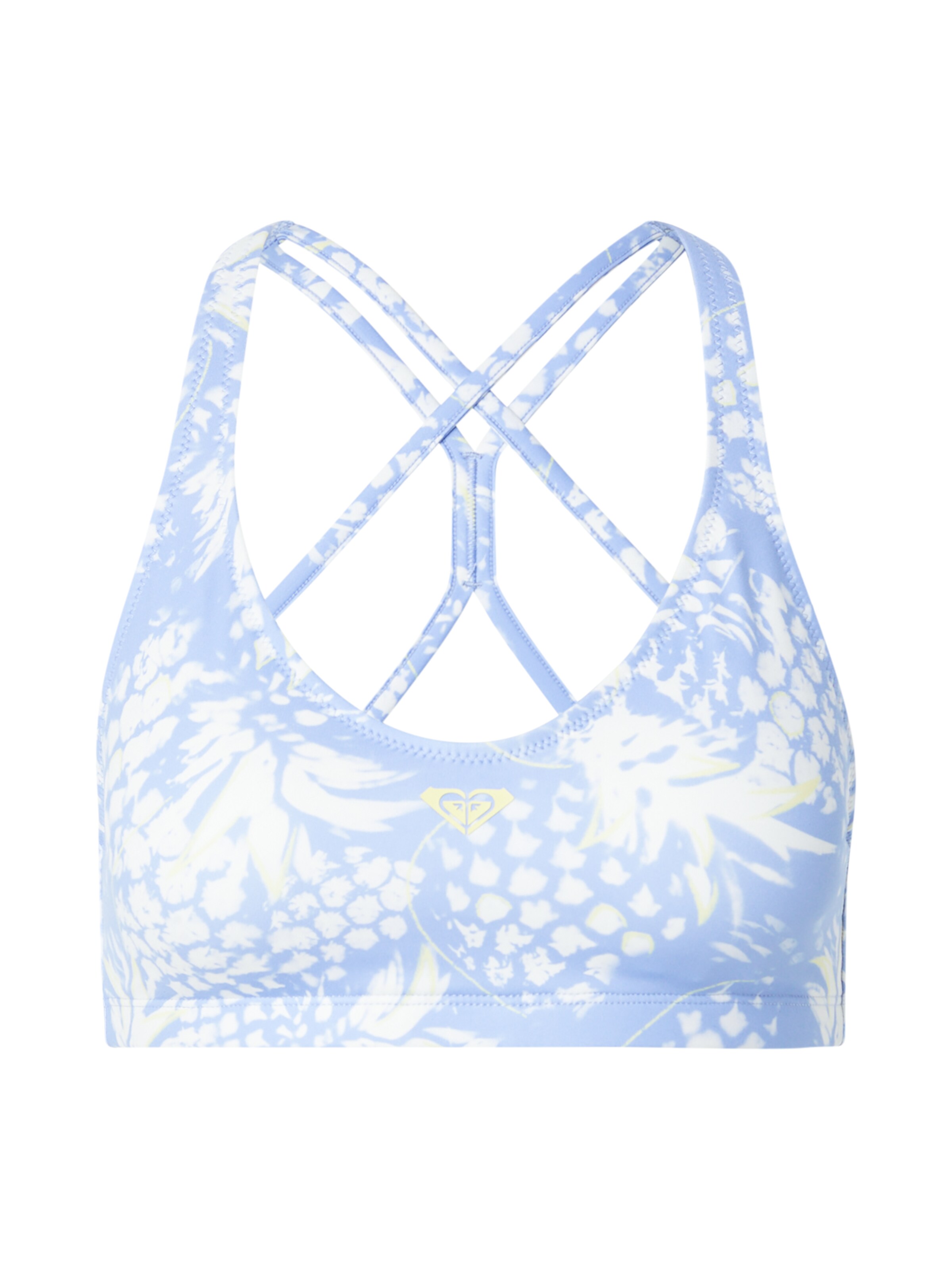 ROXY Õlapaelteta topp Spordirinnahoidja 'Heart Into It', värv sinine: eest vaates