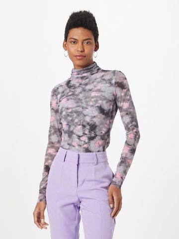 Notes du Nord - Blusa 'Florence' em roxo: frente