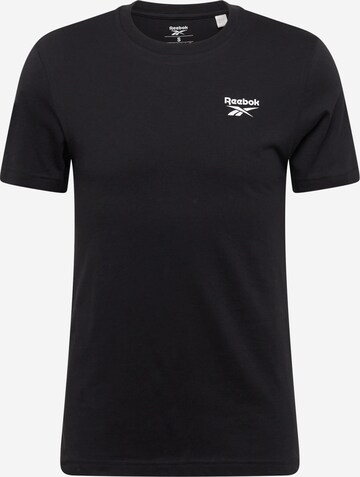 T-Shirt Reebok en noir : devant