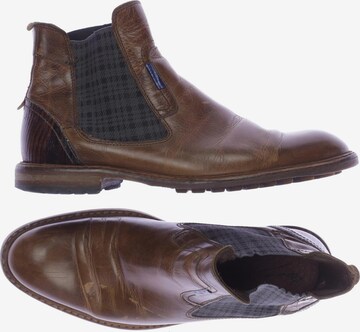 Floris van Bommel Anke & Mid-Calf Boots in 40,5 in Brown: front