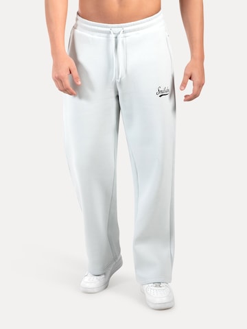 Smilodox Loose fit Trousers ' Lorik ' in Grey: front