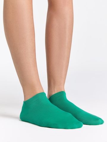 Albero Natur Ankle Socks in Green: front