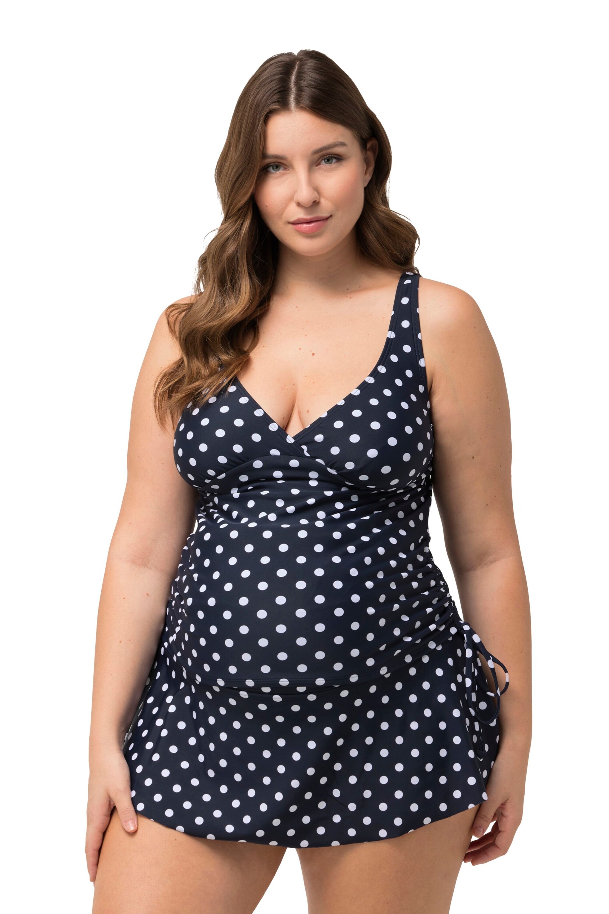 Ulla Popken Bikini in Blau: Vorderseite