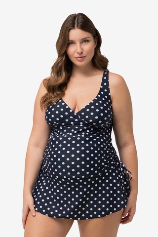 Ulla Popken Tankini in Blauw: voorkant